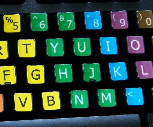 Learning Large Lettering (Upper CASE) English Colored Stickers for Keyboard - Image 4