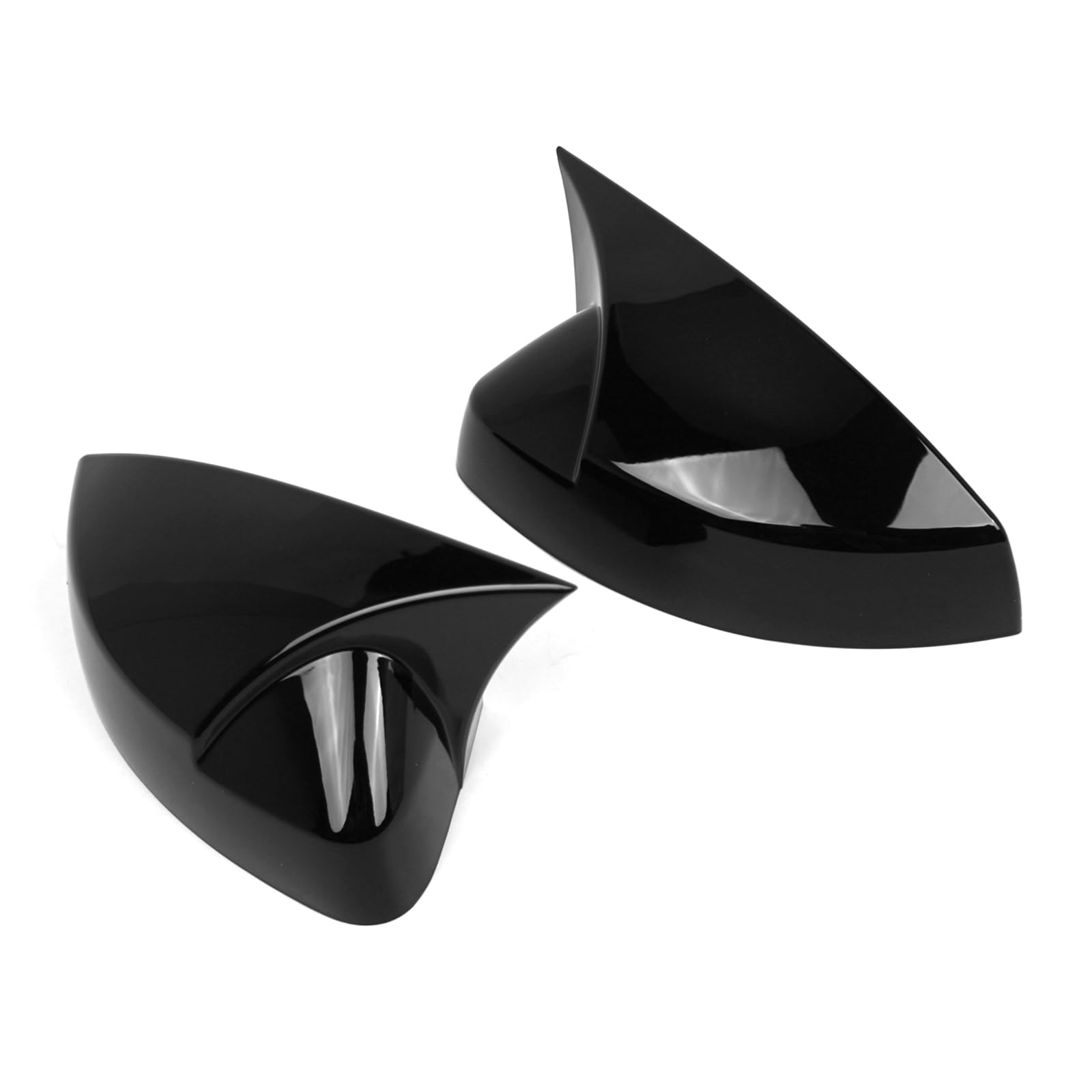 2 pezzi Cover per specchietto laterale laterale compatibile con Audi A3/S3/Rs3 2014-2019, OEM: 8V0857527 8V0857528