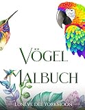 Vögel Malbuch: Eine Erstaunliche Auswahl von 50 schönen Vögeln zum Ausmalen für Erwachsene und Jugendliche. Anti-Stress Malbuch mit Vögeln, Blumen, ... der es liebt, beim Färben zu entspannen.