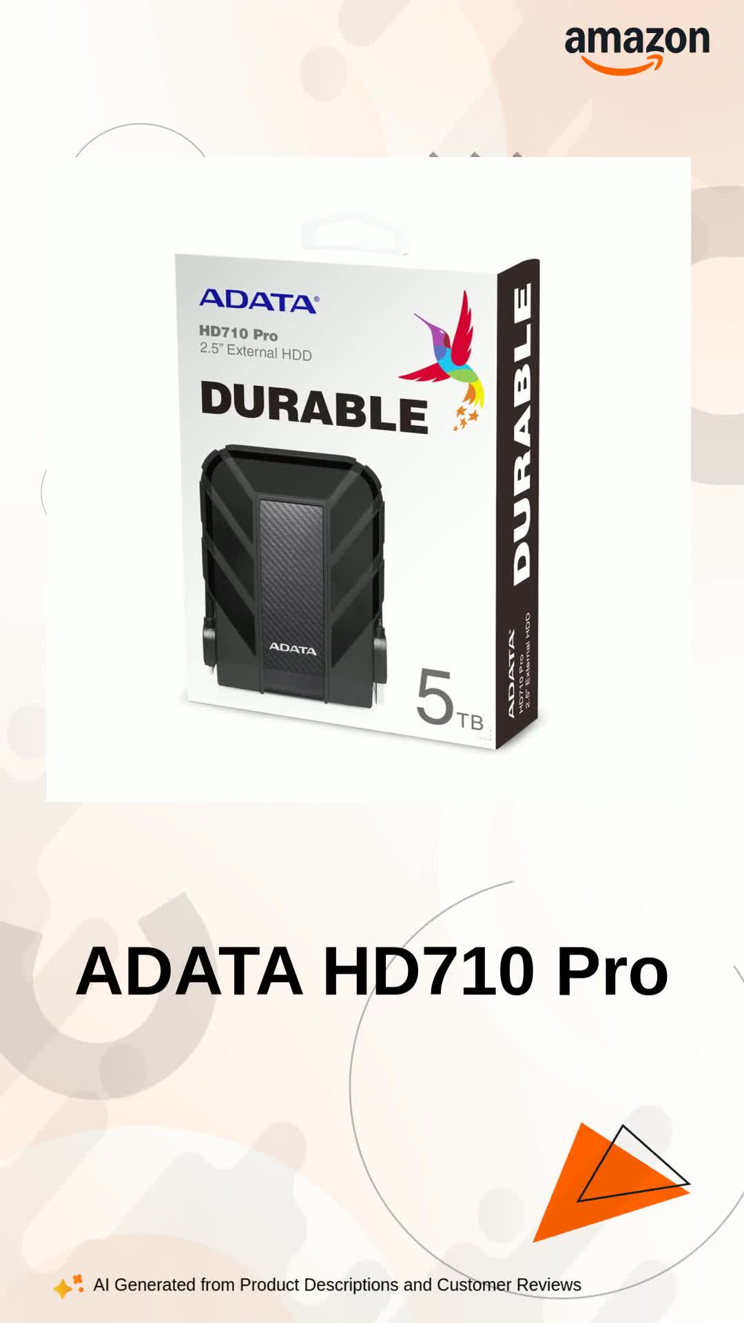 ADATA HD710 Pro 2TB External Hard Drive