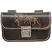 Produktbild Gürteltasche Trachtentasche Ledertasche Trachten-Gürtel-Tasche Jagd Jäger Hirsch echt Leder braun Handarbeit Herren Damen Handytasche Waistbag Bauchtasche für Lederhose Unikat
