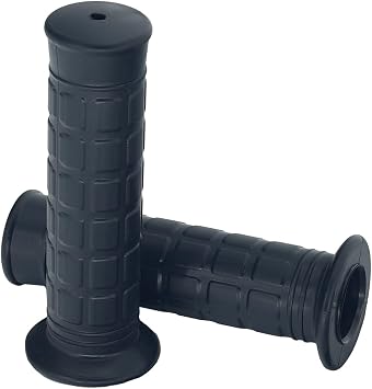 2 Pcs Handlebar Grips, Multi Sizes Optional Inner Diameter 22-28 mm, Length 124 mm, Non-Slip, Ergonomic Design with Comfortable Grip