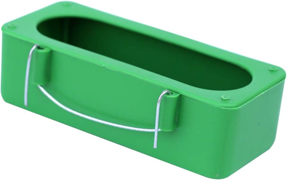 GANAZONO 10pcs Pet Bird Feeder Splash-Resistant Pigeon Feeding Trough Hanging Food Dispenser for Parrots Budgies Small Birds Shop Use