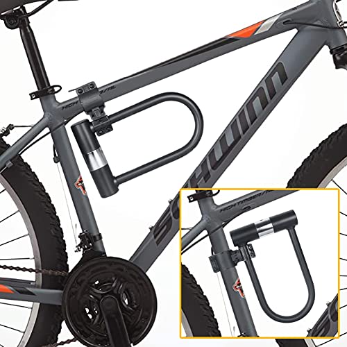 Keabys Large Bike U Lock, U Shape Bicycle U Lock For Motorcycle Wheel,16Mm Bike Locks Heavy Duty Anti Theft For Bike Tire Lock With Keys (Large Bike Lock With 6Ft Cables) #TOP6