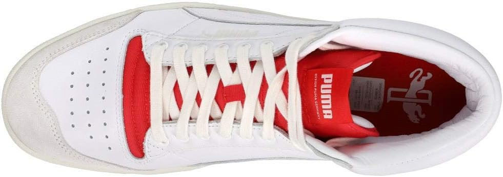 Ralph Sampson Mid by Puma - Red Leather Suede