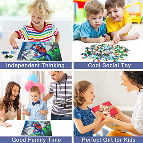 Mzzotoy 100 Piece Puzzles For Kids Ages 4-8 In A Metal Box Jigsaw Puzzle For Kids Ages 3-5 Boys Girls Gifts Educational Puzzles Toy(Spide-Rman) #TOP2