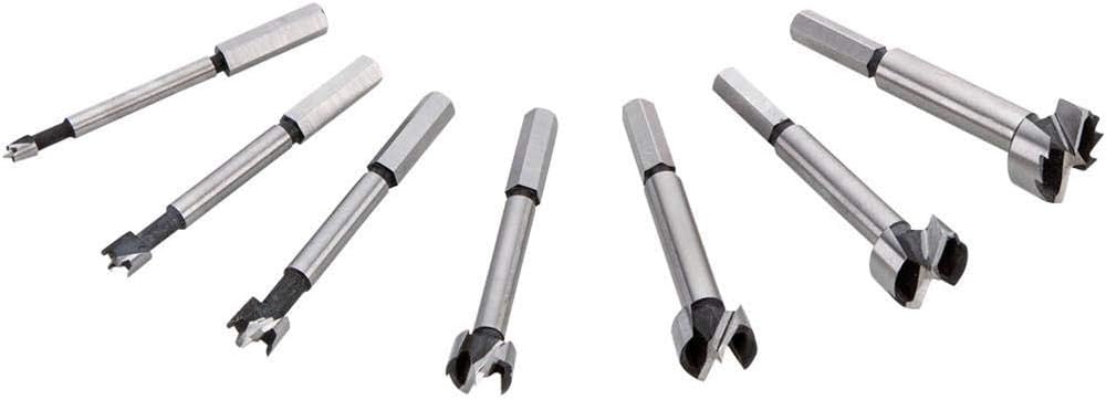 Steelex D3655 Forstner Bit Set in Case, 7-Piece