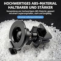Alriedy Luftventil-Halterung Für Garmin DriveSmart 50 51 55 60 61 65 66 70 71 76 Und Drive 40 50 51 52 53 55 60 61 GPS Navi, Vent Clip + Kfz-Halterung, Verstellbar – Ansicht 4
