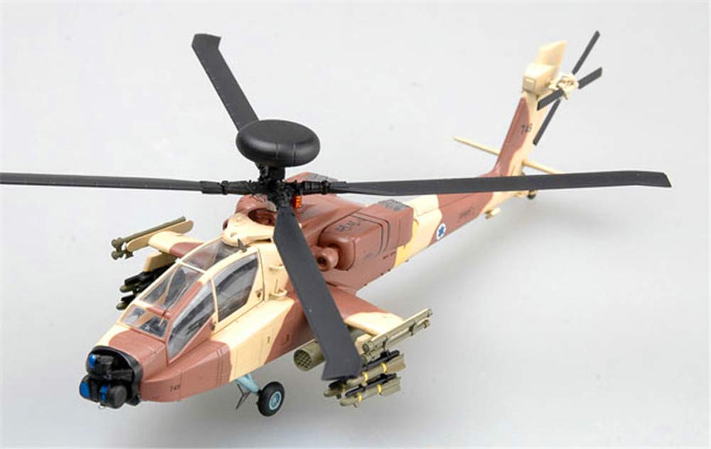 AH-64D Apache Longbow hélicoptère Israël 1/72 : maquette militaire diecast de collection