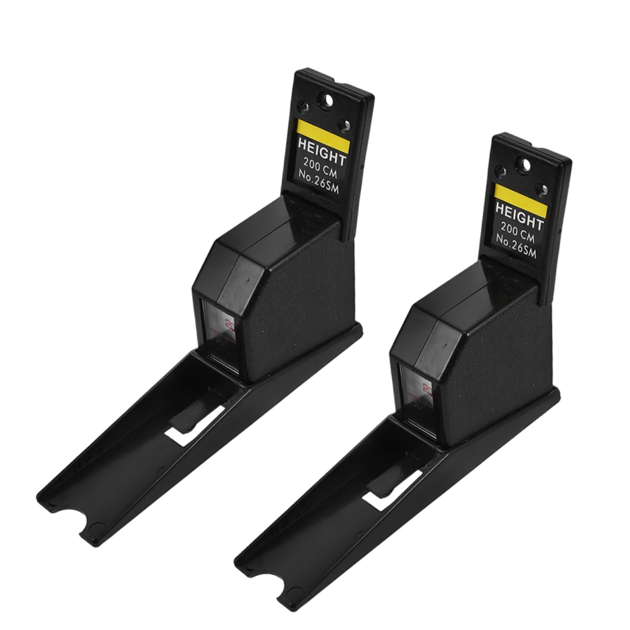 Beatifufu 2-Pack Boys and Girls and Height Measurement Device Wall-Mounted Growth Chart Metal Stature Meter for Accurate Height Tracking