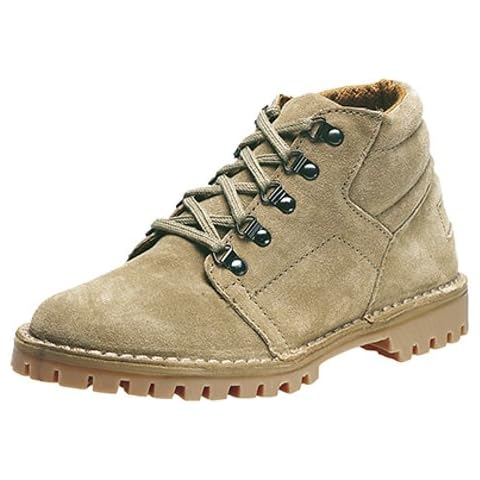 Roamers M496TS-9 Mens Suede Desert Boots Taupe Cover