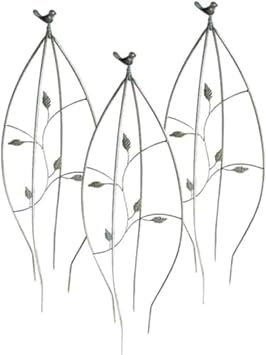 Obelisk, Trellis, Garden Retro Obelisk Metal Trellis Flower Support, Plant Support Trellis Indoor Outdoor DIY Climbing Plant, Potted Plant, Flower Rose Valley Pea Ivy 100cm