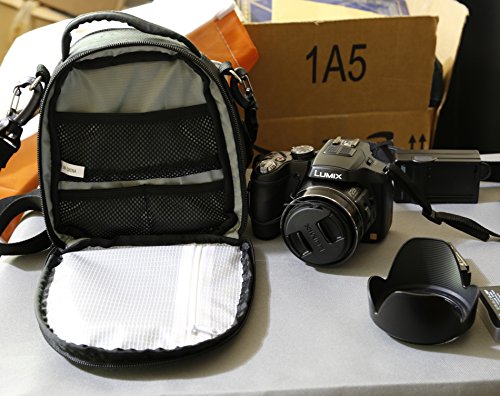 Panasonic Lumix DMC-FZ200 12.1MP Point and Shoot Camera (Black) with 24x Optical Zoom, Memory Card and Camera Case 4 51ndgmRamDL