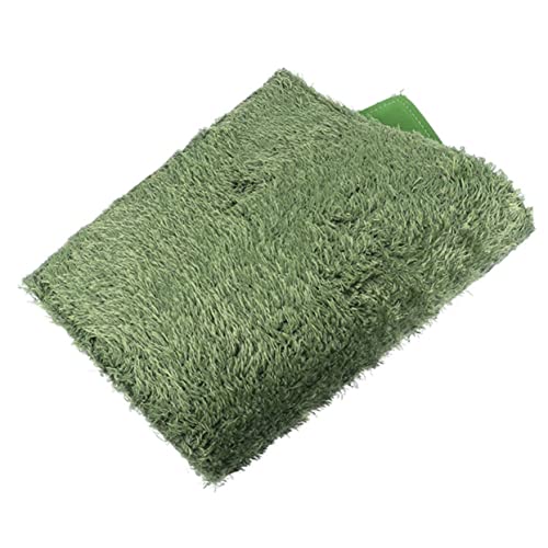 VANZACK Realistic Fake Lawn for Reptile Tank Lizard Tank Accessories Decorative Reptile Pad Artificial Grass Bearded Dragon Substrate
