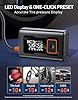 Tire Inflator Portable Air Compressor,Portable Tire Inflator for Car,Compact Air Pump for Car Tires,Bicycle,Ball,Rechargeable Air Pump with Digital Pressure Gauge and LED Lighth #2