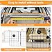 CFDXK Adjustable Dog Car Barrier for SUVs, Trucks, Vehicles, Universal Pet Divider Cargo, Heavy Duty Dog Gate for Pet Saftety Car Travel Accessories