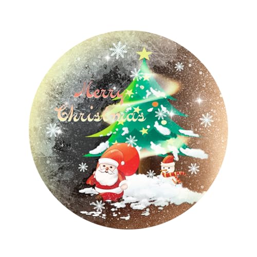 Gleevio Essbare Tortenaufleger Weihnachten,Ø20 cm Essbare Tortendeko...