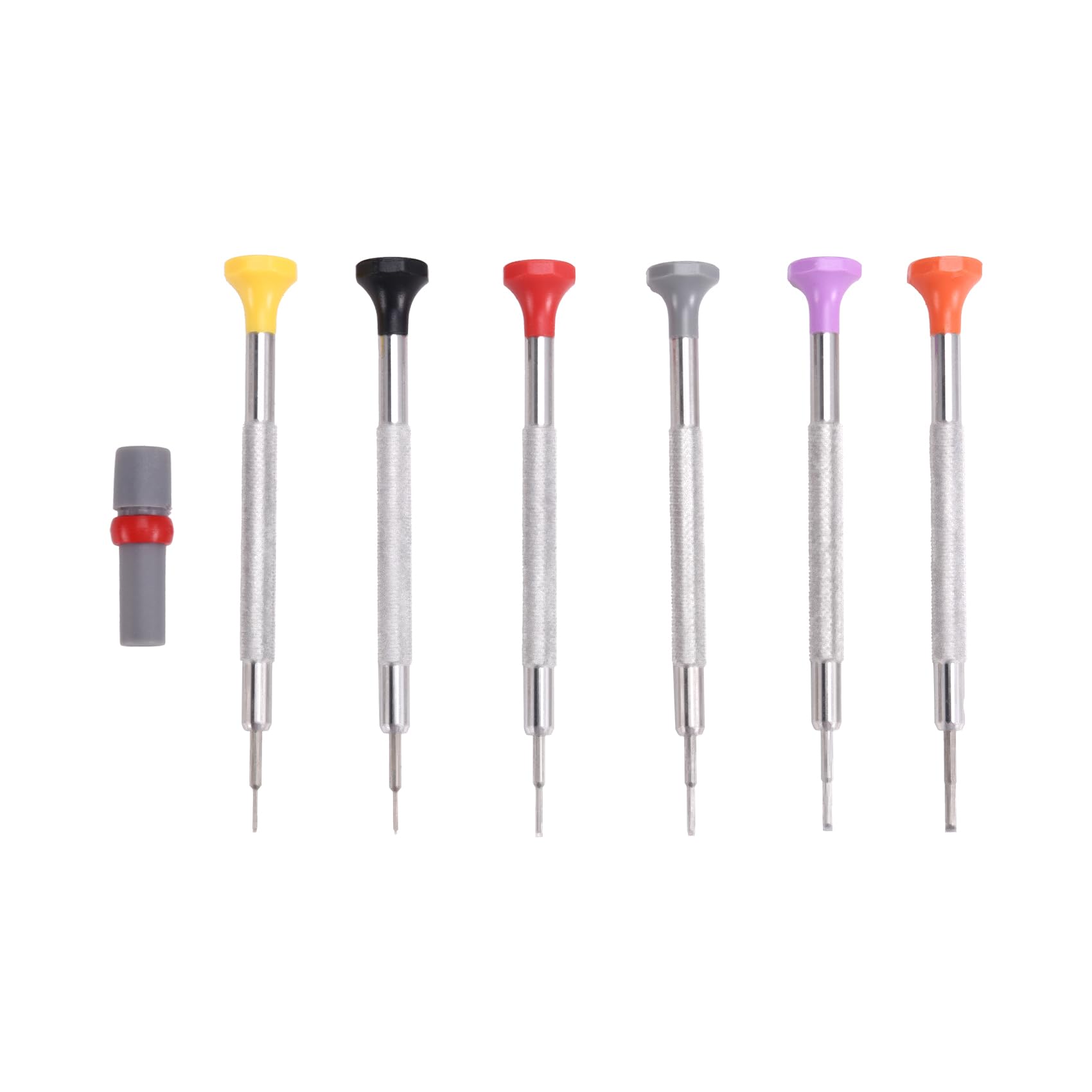 Ijsdnvjndx As Shown 6Pcs T-Shaped Anti Slip Screwdrivers Set For 3135 2135 Movement Watch Repair Screwdriver Watch Repair Tool