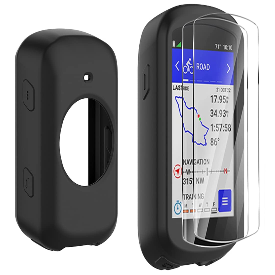 Vetro Temperato Per Garmin Edge 540 E 840 - Pellicola Protettiva 9H Anti Graffio, 3 Pezzi HD - Foto 7
