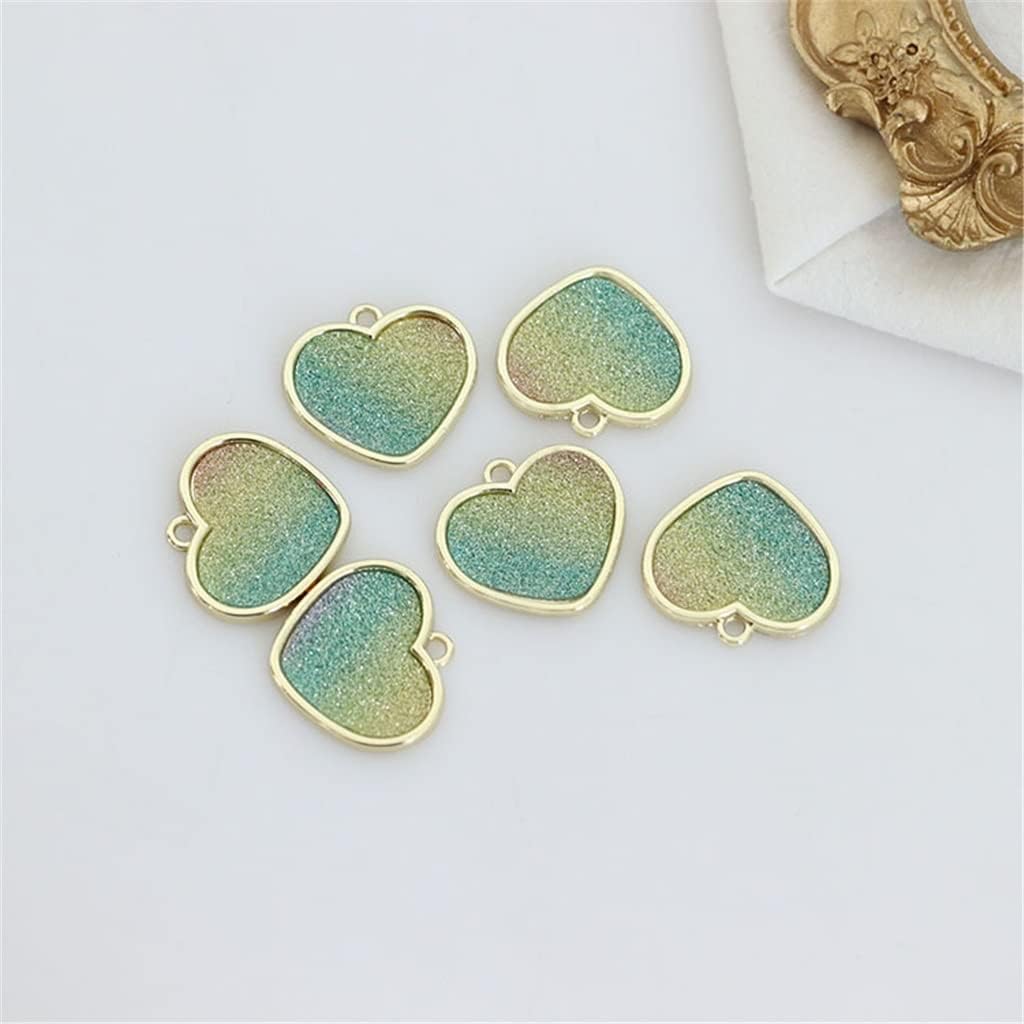 Fingerprint DIY DIY phoneングジュエリーHandmade Material (Color: A, Size: 2.3 * 2.2cm) (B 2.3 * 2.2cm)