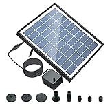 10 V / 6 W Solar Springbrunnenpumpe Solar schwimmender Brunnen ist geeignet für Vogelbadewanne, Aquarium, Teich oder Gartendekoration