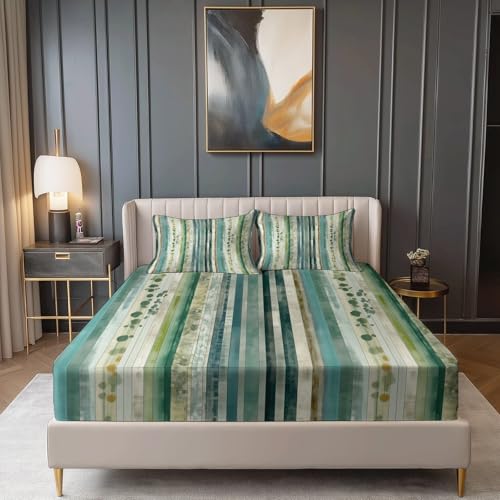 Drap housse 180x200 bonnet 30 cm élastique en microfibre douce - 3