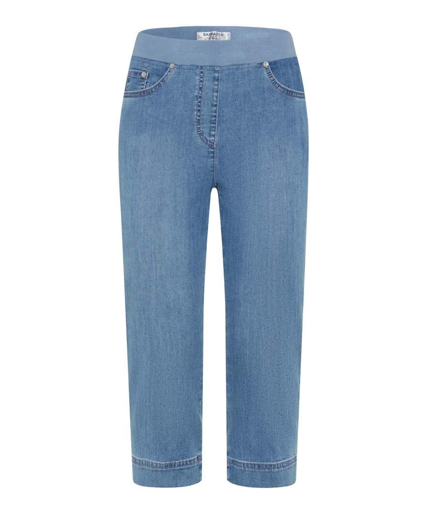 Raphaela by Brax Damen Jeans Pamina Capri Light Denim