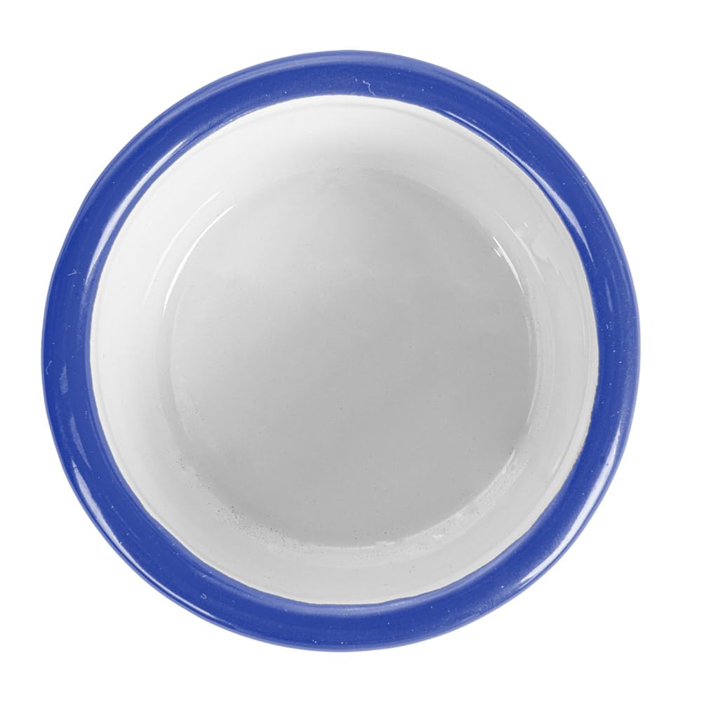 García de Pou 12 Unités - Ramequins enamelware 120 ml 9 x 3,5 cm Blanc Fer Émaillé