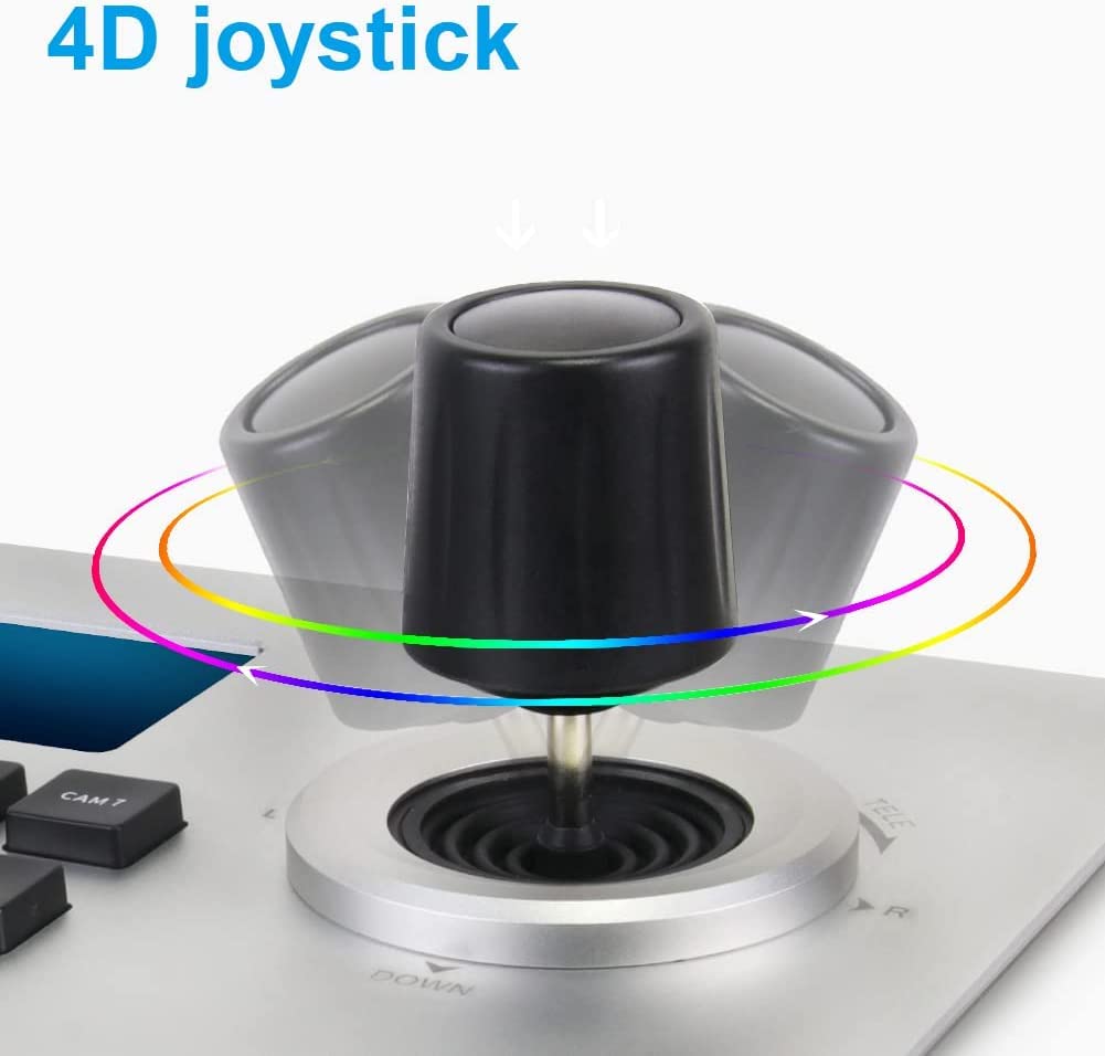 Contrôleur PTZ Pour Caméra Réseau – Joystick 4D, POE, Ethernet – Neuf