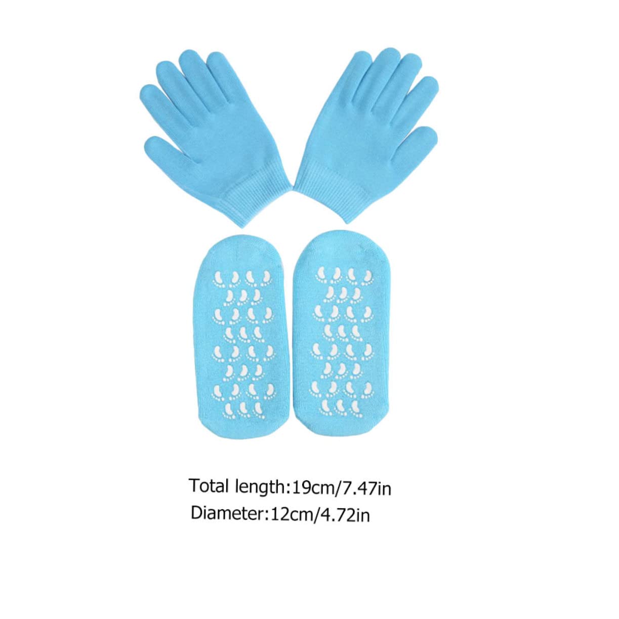 SHERCHPRY Feuchtigkeitsspendende Gel Socken Handschuhe 2 Stück zur Pflege Trockener Haut
