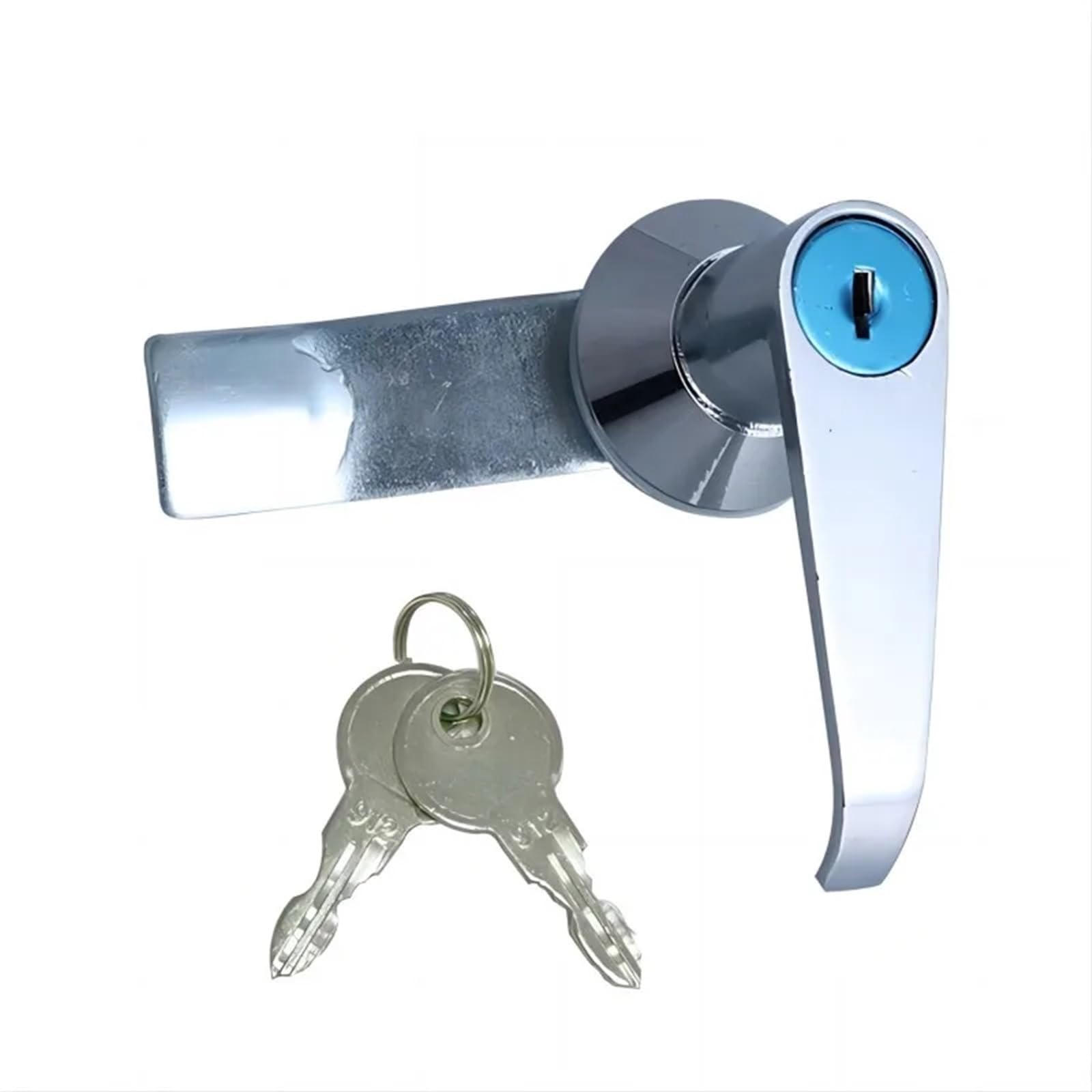 WPOIYHGBY Zinc Alloy Electric Cinet Lock Drawer Handle with Key Door Locks 1Pcs