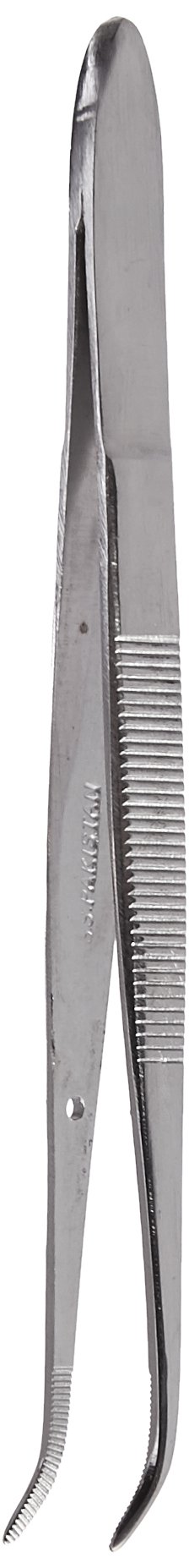 Grafco 2764 Eye Dressing Forceps, Full Curved, 4" Length