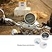 Fornorm 2 Pack Mini Digital Motorcycle Clock, Waterproof, Magnetic Mount, Black, 1.1