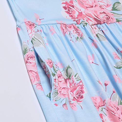 Floral Maxi Dresses For Big Girls 10 12 Flower Long Dress Party Special Occasion #TOP3