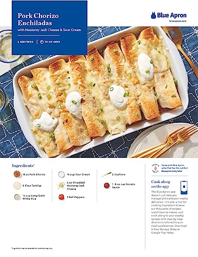Blue Apron 2 Family Fresh Dinner Meal Kits, Each Meal Serves 4 #TOP5