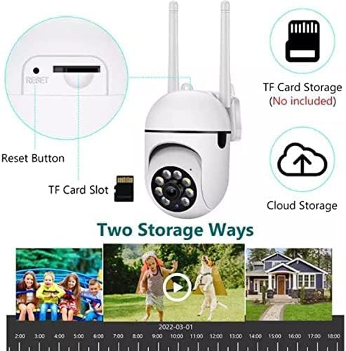 FAVONE Smart 360° Outdoor Security Camera | 2MP | PTZ | Colour Night Vision | Weather Proof IP65 | 2 Way Talk 3