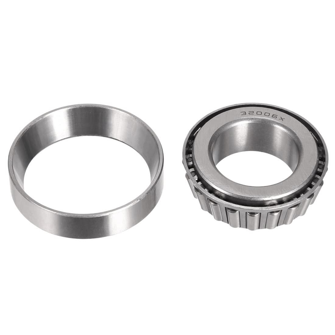 sourcing map Roulement Conique Roulement à Rouleaux Cône 32006X Set Alésage 30mm 55mm OD 17mm épais 2pc