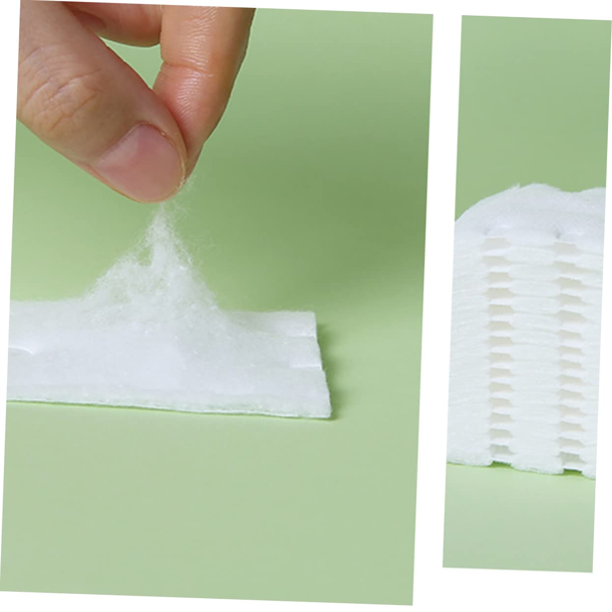 Beatifufu Facial Cotton Pads 222 Pack Makeup Remover Pads Cotton Makeup Removal Squares Reusable