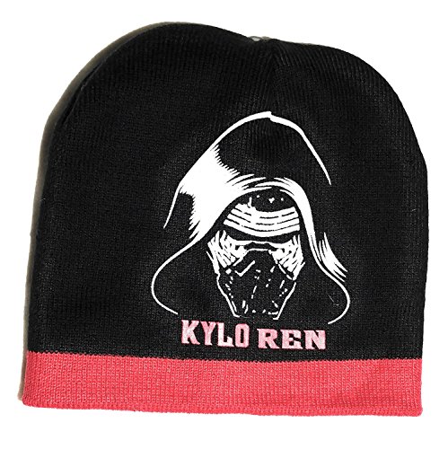 Sombrero de punto Star Wars Kylo Ren gorro de lana negro ropa de abrigo friki textil