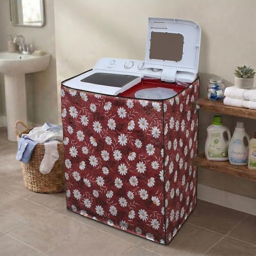 Image of DREAM CARE Waterproof & Dustproof Washing Machine Cover Top Load & Semi Automatic Suitable for 7 kg, 7.2 kg, 7.5 kg (83 x 95 x 51 cms)
