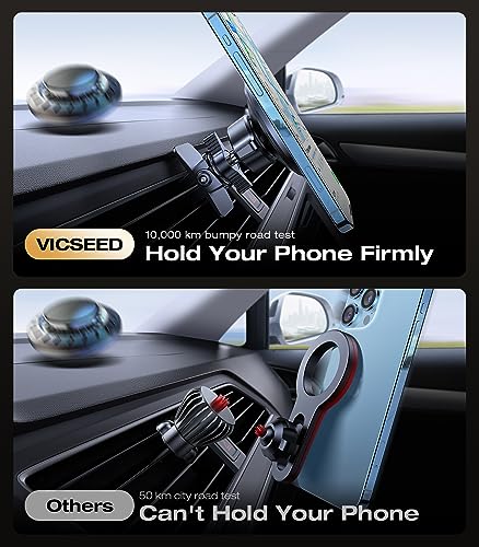 Image of VICSEED for MagSafe Car Mount [Upgraded Strongest Magnet Power] Magnetic Phone Holder for Car Vent 360 Adjustable Magnetic Car Phone Holder Mount for iPhone 16 Pro Max 15 14 13 12 Plus Mini