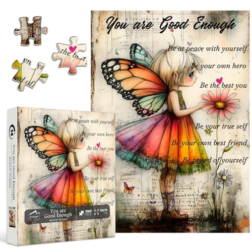 Retro Quote 1000-Piece Jigsaw Puzzle for Wall Decor