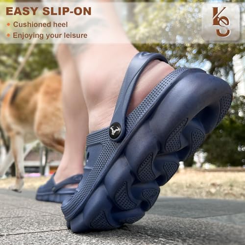 Image of KEMISANT Women Clogs,Comfortable Mules Sandals Slippers Nurse Garden Shoes Unisex for Men Cushioned Support