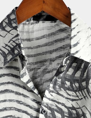 Image of VATPAVE Mens Casual Hawaiian Floral Shirts Short Sleeve Button Down Tropical Shirts Beach Summer Shirts