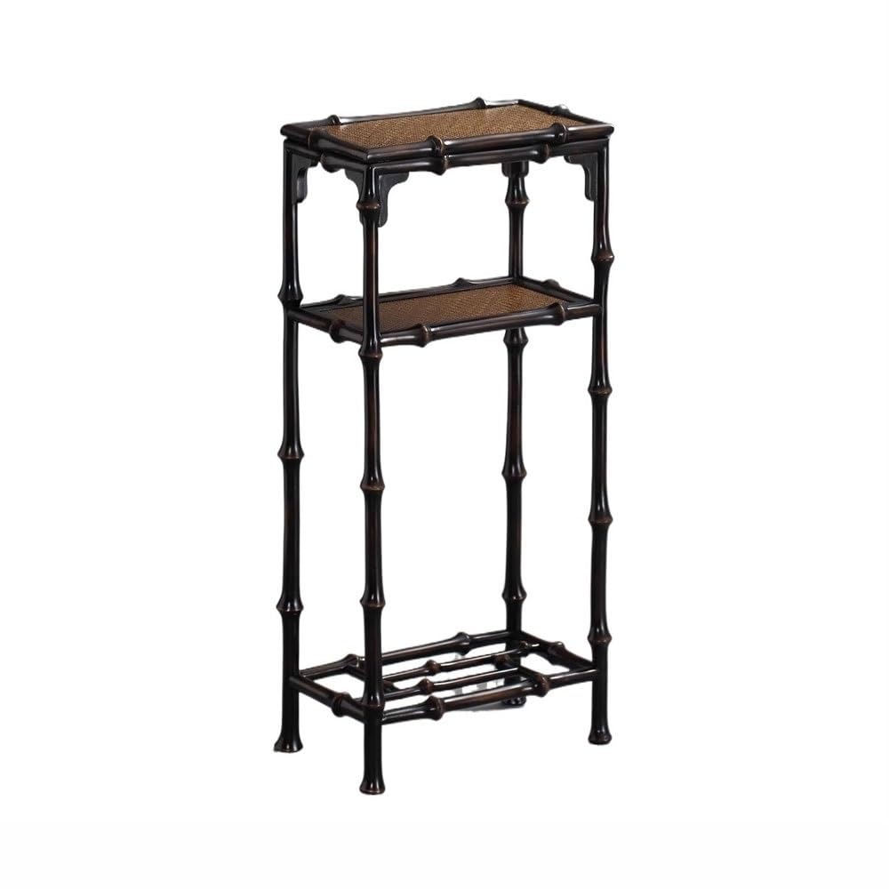 S5b8W3g7 Pedestal 3 Tier Chinese Style Bamboo Bonsai Shelves Decor