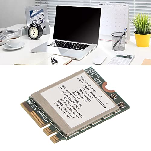 WiFi 6E Network Card, 2400Mbps Gigabit High Speed 2.4G 5G 802.11AX M.2 NGFF Bluetooth 5.2 NIC Adapter Supports 11/10 (64bit) miniatura 3