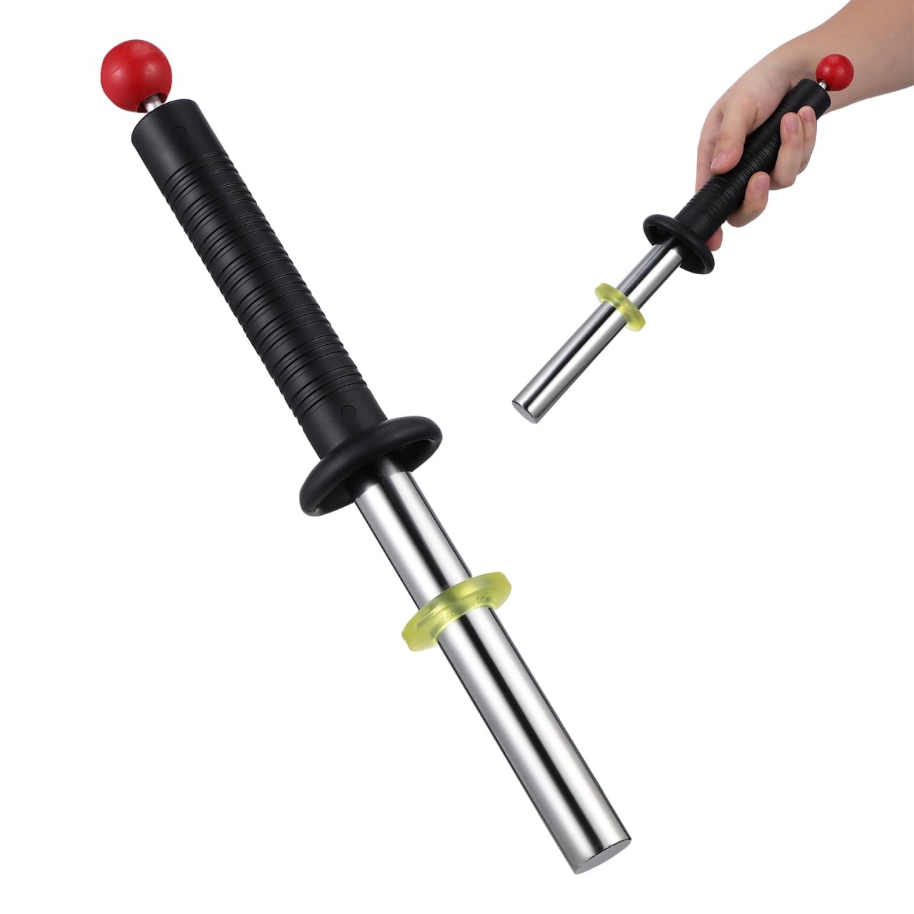 DOITOOL Magnetic Retrieving Device 14.76 Inch Neodymium Swarf Collector with Release Handle for Metal Chip Pick up in Workshop and Construction