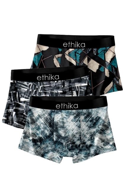 Men's Extra Thin Elastic Underwear Long Comfortable Ice Silk Breathable Comfort Brief-Boxer-Trunks Imported Material Multicolour