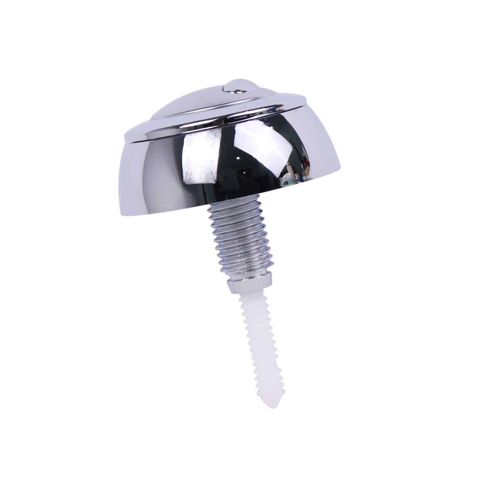 Kaeltsyn Electroplated Silver Water Saving Double Flush Toilet Button Efficient Upgrades For Quick Replacement On Tanks Top Press Switches Saving