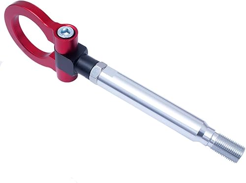 Miniatura 2 de CAR CAN'T FLY Anillo de remolque de parachoques delantero y trasero de estilo de carreras, gancho de remolque rojo para Subaru BRZ Impreza WRX Sti